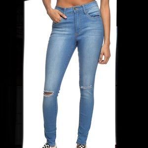 EMPYRE drew high rise skinny jeans